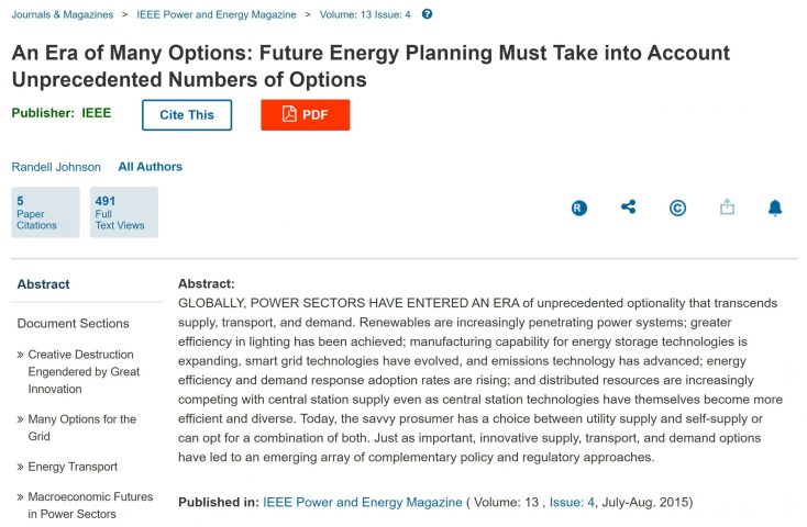 An Era of Many Options