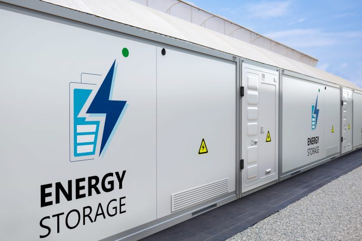 3d,Rendering,Energy,Storage,System,Or,Battery,Container,Unit,With